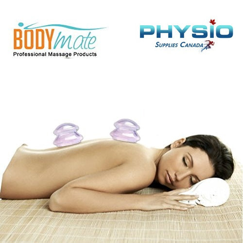 BODYMATE Silicone Cupping Set - Set of 4 - physio supplies canada